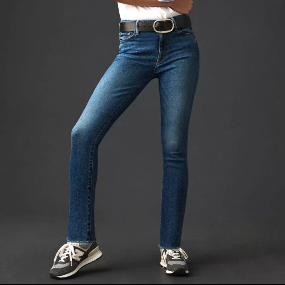 Mother the looker ankle fray girl crush size 27